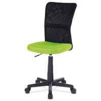 Kancelářská židle  - látka zelená/černá  KA-2325 GRN